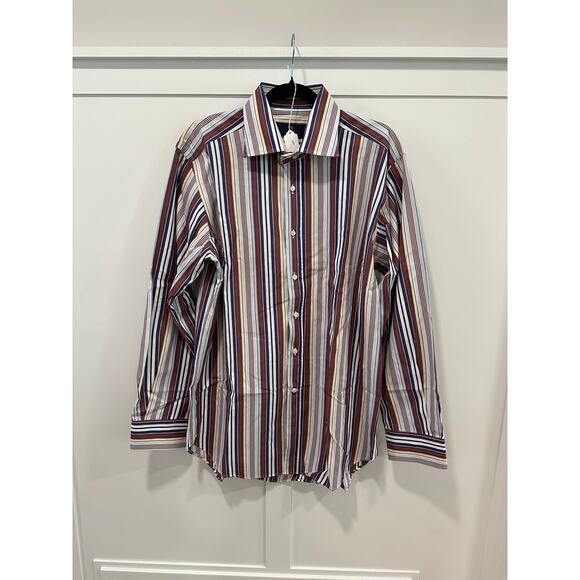 ETRO Men's Cotton Long Sleeve Button Down Shirt Size 42 - Picture 1 of 3